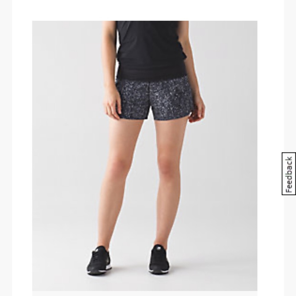 Lululemon Run Times Short 4 way Stretch 4”